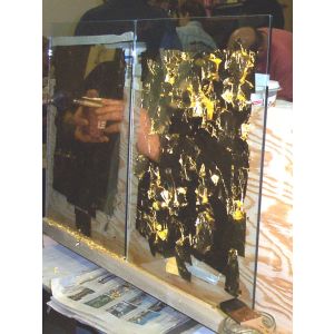 Sign Painters using Gold Leaf