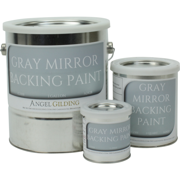 Gray Mirror-Backing Paint
