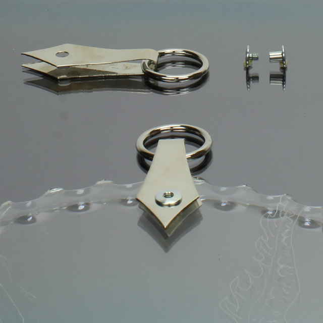 Hanger Diamond Point Nickel 1/4 inch, pair 