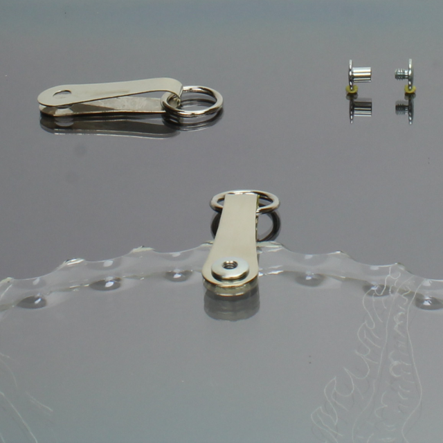 Hanger Teardrop Nickel 1/8 inch, pair