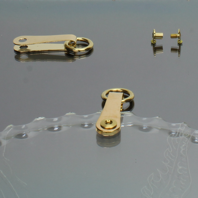 Hanger Teardrop Brass 1/4 inch, pair