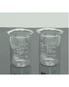 Glass Beakers 50 mL, pair