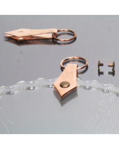Hanger Diamond Point Copper 1/8 inch, pair