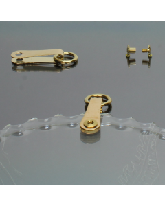 Hanger Teardrop Brass 1/4 inch, pair