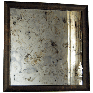 Antiqued New Silver Mirror made by Sarah King